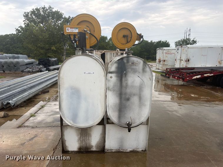 image for item FU1027 (2) Industrial Oils Unlimited 424 oil distribution tanks