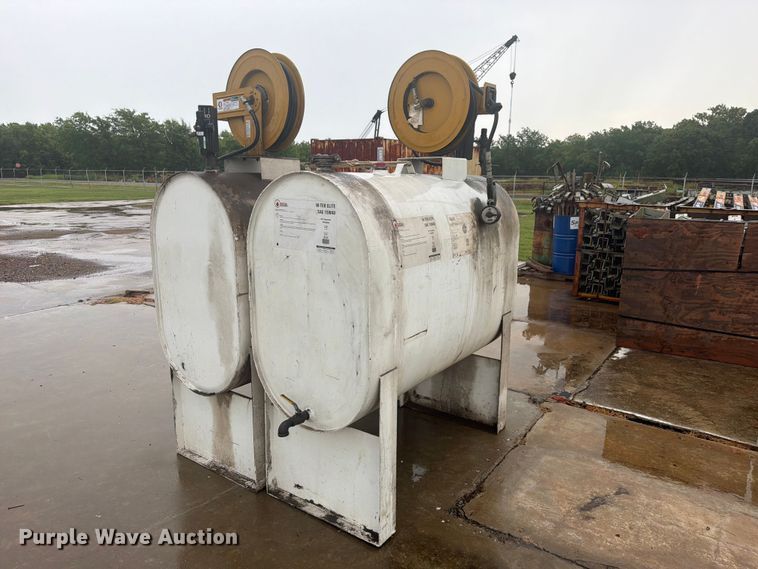 image for item FU1027 (2) Industrial Oils Unlimited 424 oil distribution tanks