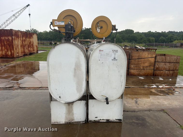 image for item FU1027 (2) Industrial Oils Unlimited 424 oil distribution tanks