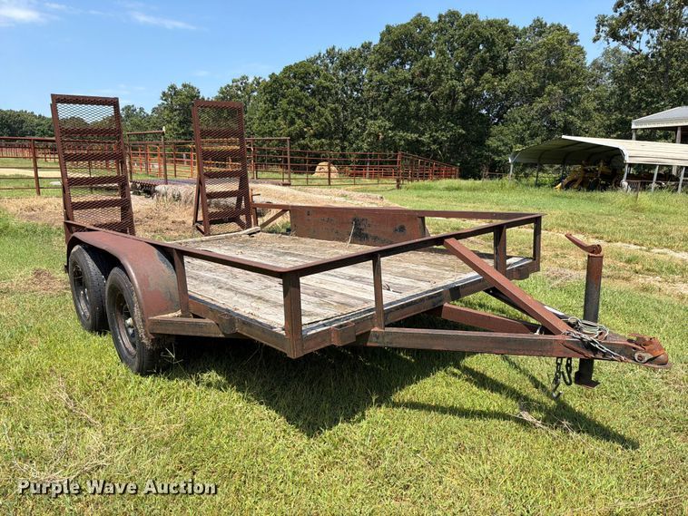 image for item FU1034 1992 Transport Designs 15' utility trailer