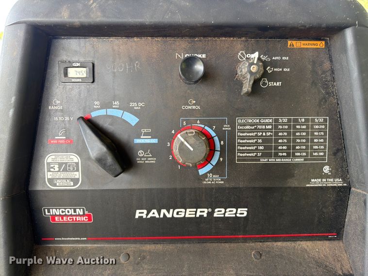 image for item FU1037 Lincoln Electric Ranger 225 welder/generator