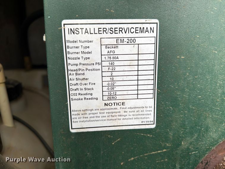 image for item FU4518 2011 Thawzall H250SL ground heater