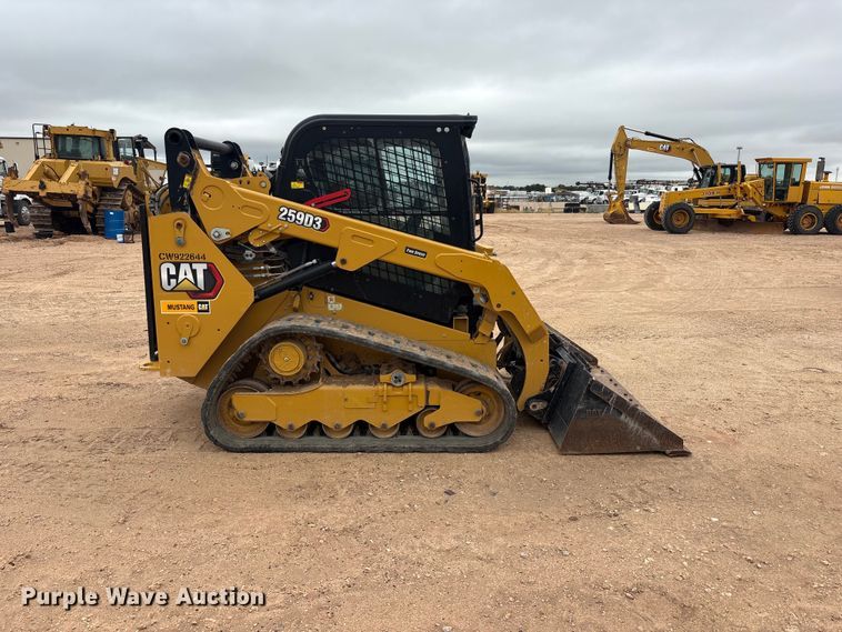 image for item JM9489 2023 Caterpillar 259D3 tracked skid steer loader