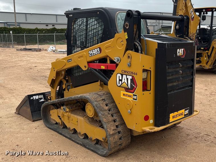 image for item JM9489 2023 Caterpillar 259D3 tracked skid steer loader