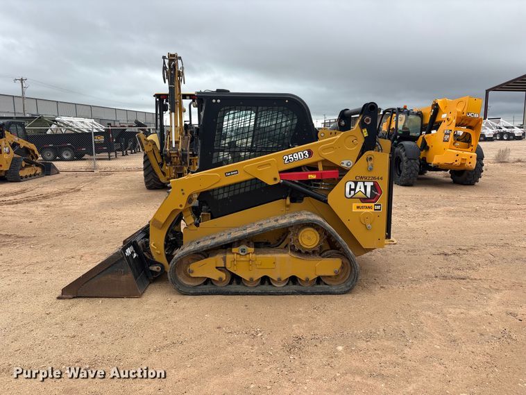 image for item JM9489 2023 Caterpillar 259D3 tracked skid steer loader