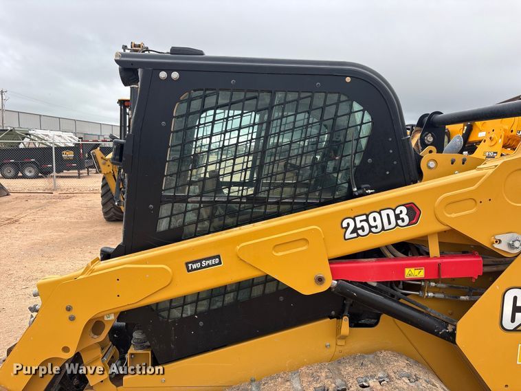 image for item JM9489 2023 Caterpillar 259D3 tracked skid steer loader