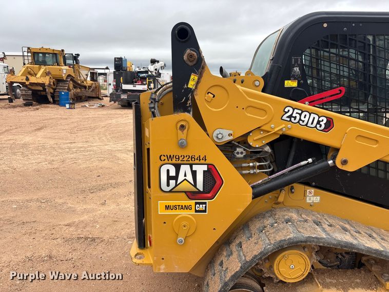 image for item JM9489 2023 Caterpillar 259D3 tracked skid steer loader