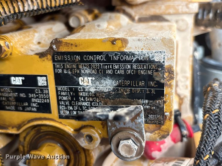 image for item JM9489 2023 Caterpillar 259D3 tracked skid steer loader
