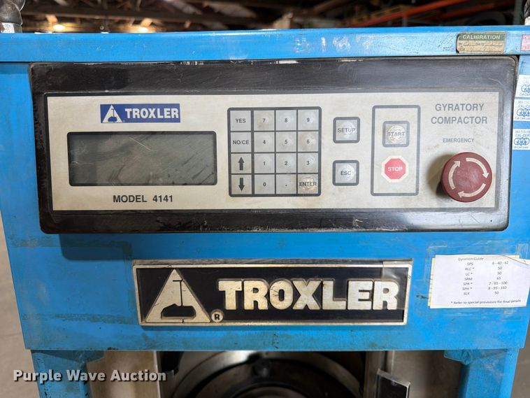 image for item MQ9049 Troxler 4141 gyratory compactor