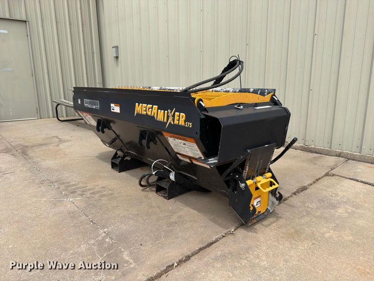 Danuser Mega Mixer S75 skid steer concrete mixer