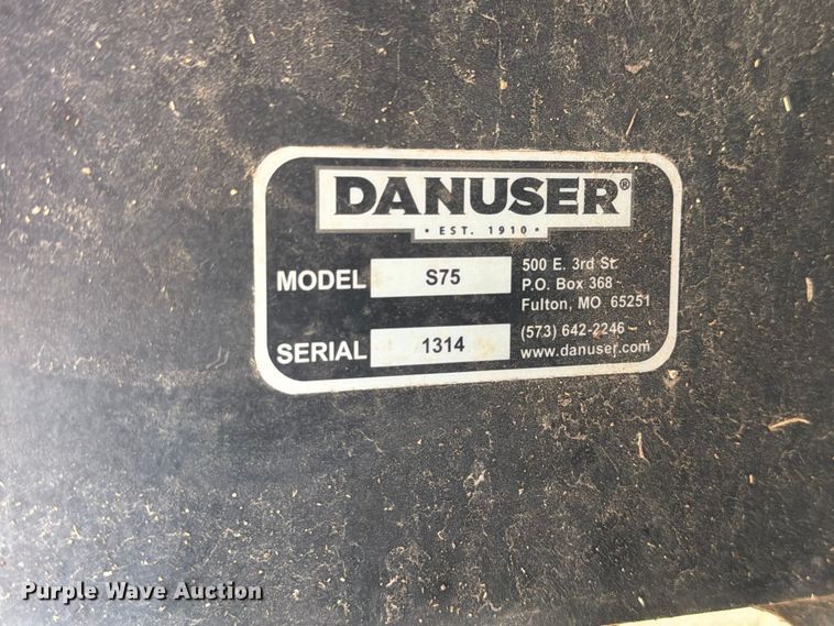 image for item MZ9766 Danuser Mega Mixer S75 skid steer concrete mixer