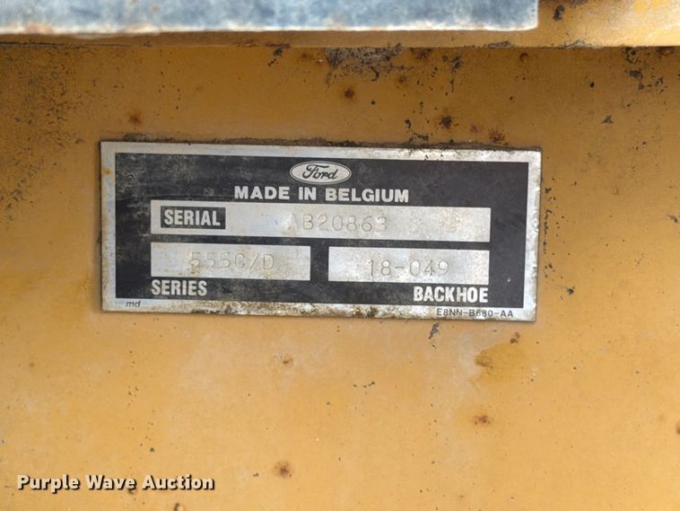 image for item MZ9806 Ford 555D backhoe