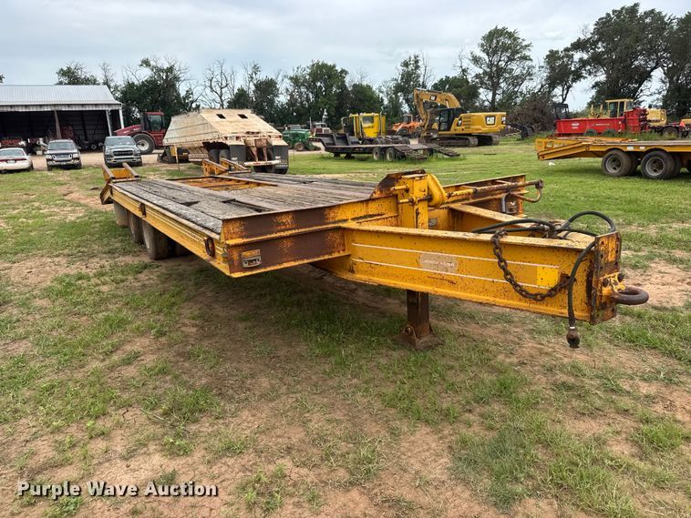 image for item NJ9199 1989 CZ Engineering, Inc. CZ40KT equipment trailer