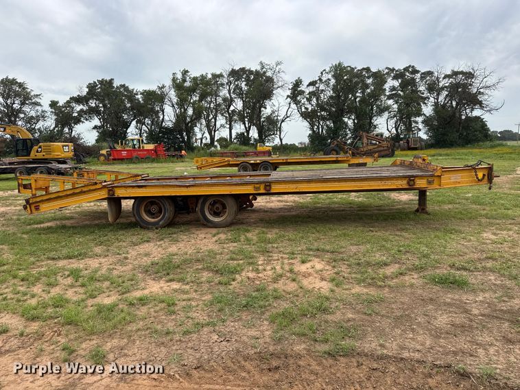 image for item NJ9199 1989 CZ Engineering, Inc. CZ40KT equipment trailer