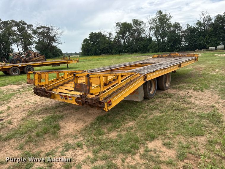 image for item NJ9199 1989 CZ Engineering, Inc. CZ40KT equipment trailer
