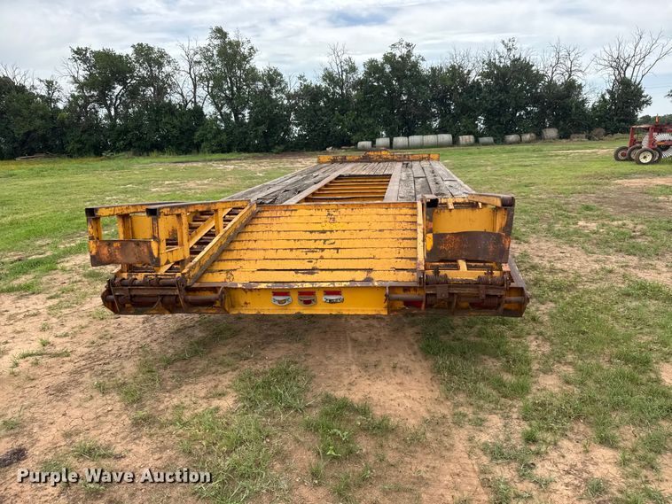 image for item NJ9199 1989 CZ Engineering, Inc. CZ40KT equipment trailer
