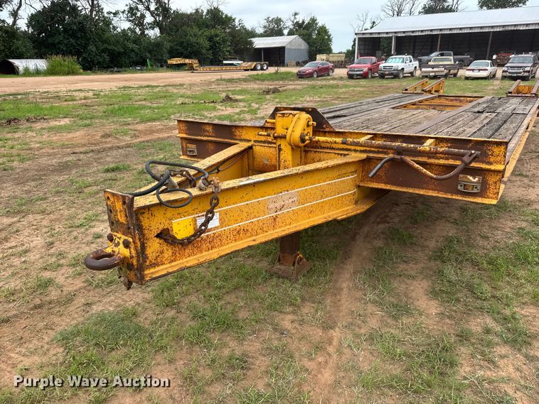 image for item NJ9199 1989 CZ Engineering, Inc. CZ40KT equipment trailer