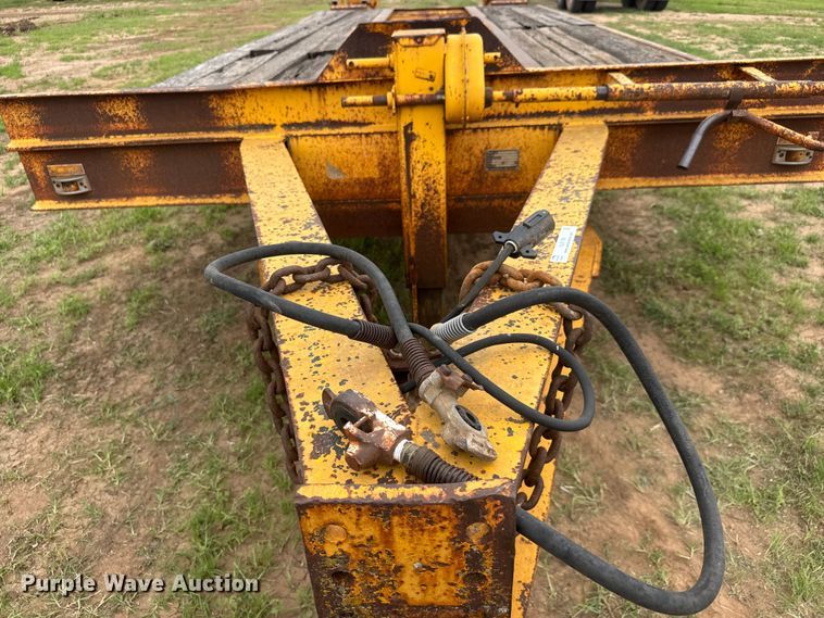 image for item NJ9199 1989 CZ Engineering, Inc. CZ40KT equipment trailer