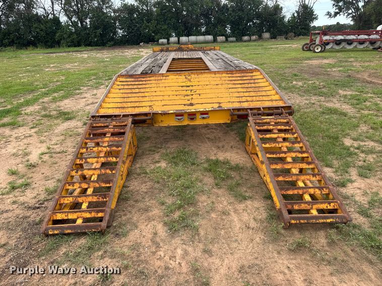 image for item NJ9199 1989 CZ Engineering, Inc. CZ40KT equipment trailer