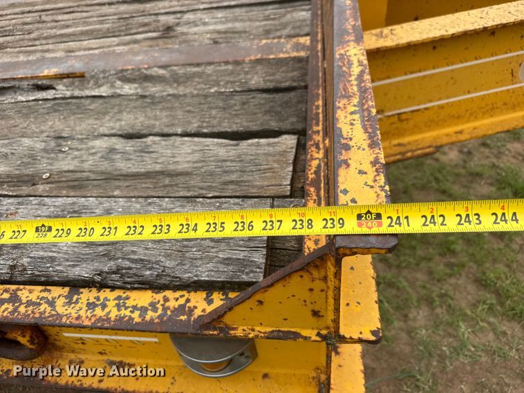 image for item NJ9199 1989 CZ Engineering, Inc. CZ40KT equipment trailer