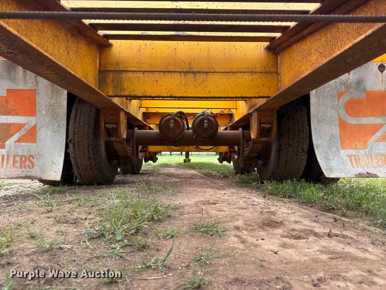 image for item NJ9199 1989 CZ Engineering, Inc. CZ40KT equipment trailer