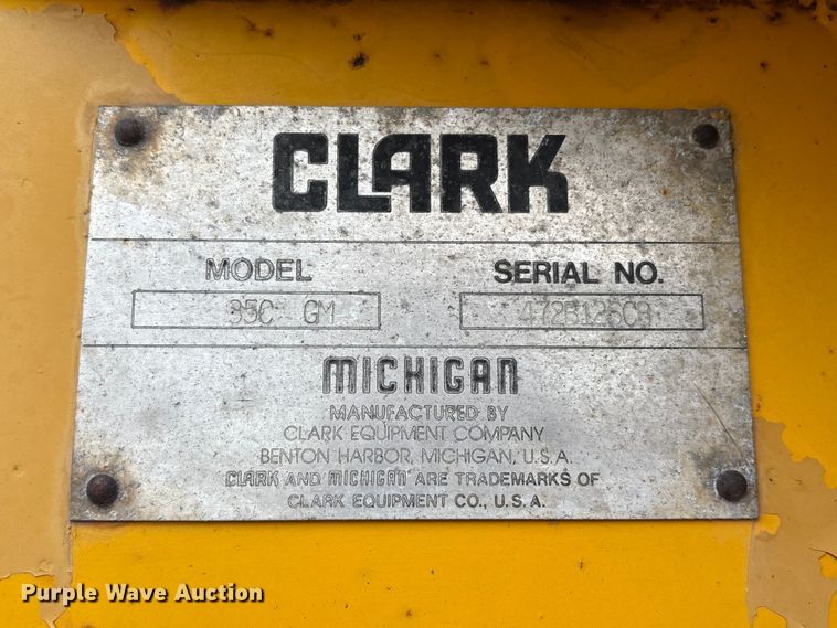 image for item NM9869 1979 Clark 35C wheel loader