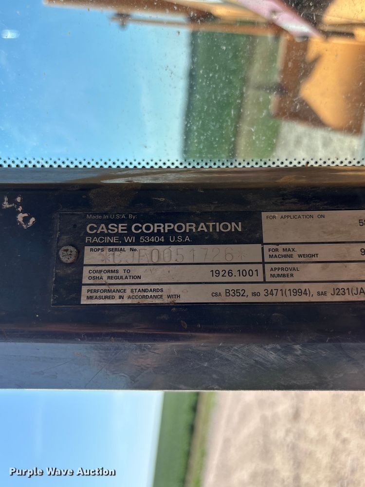image for item NM9901 2001 Case 580 Super M backhoe