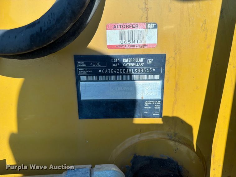 image for item OE9618 2006 Caterpillar 420E backhoe