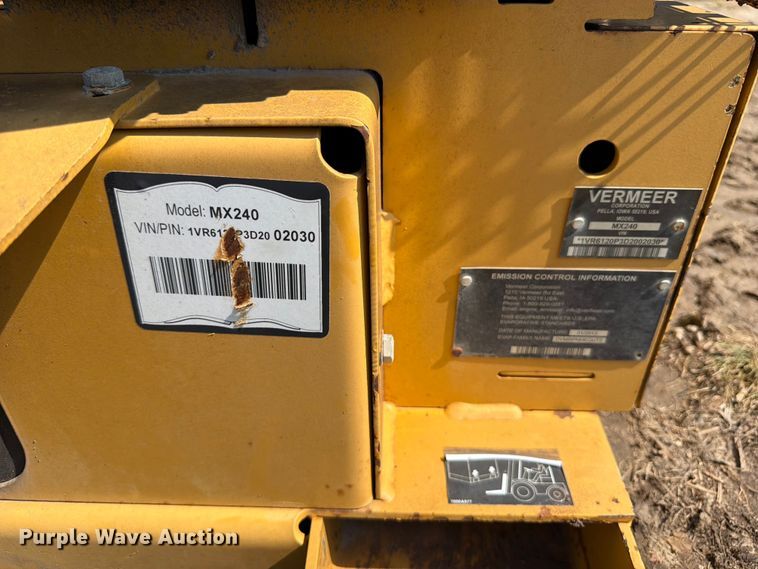 image for item OE9624 2013 Vermeer MX240 mud mixing system