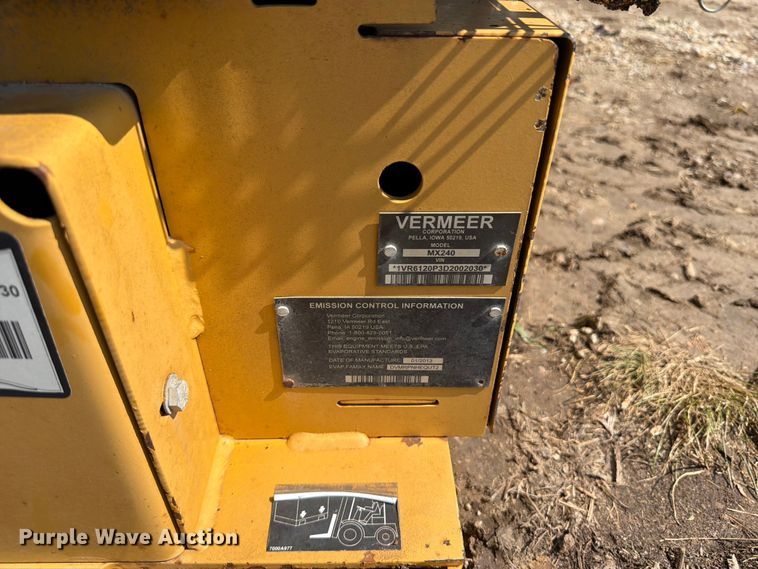 image for item OE9624 2013 Vermeer MX240 mud mixing system