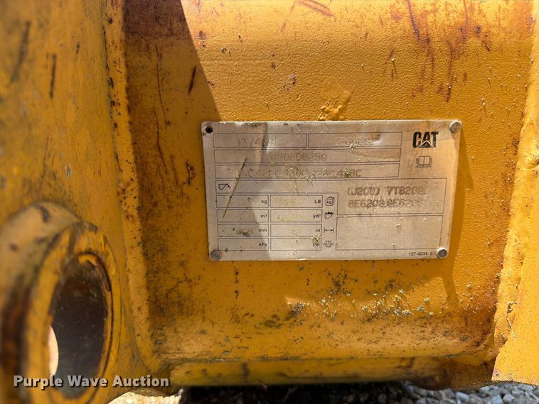 image for item OE9626 Caterpillar backhoe bucket