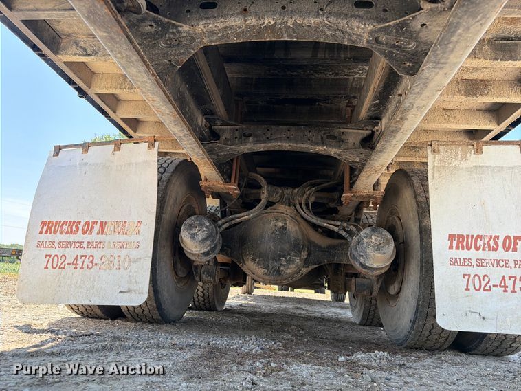 image for item OE9635 2003 Freightliner FL80 Crew Cab flatbed truck