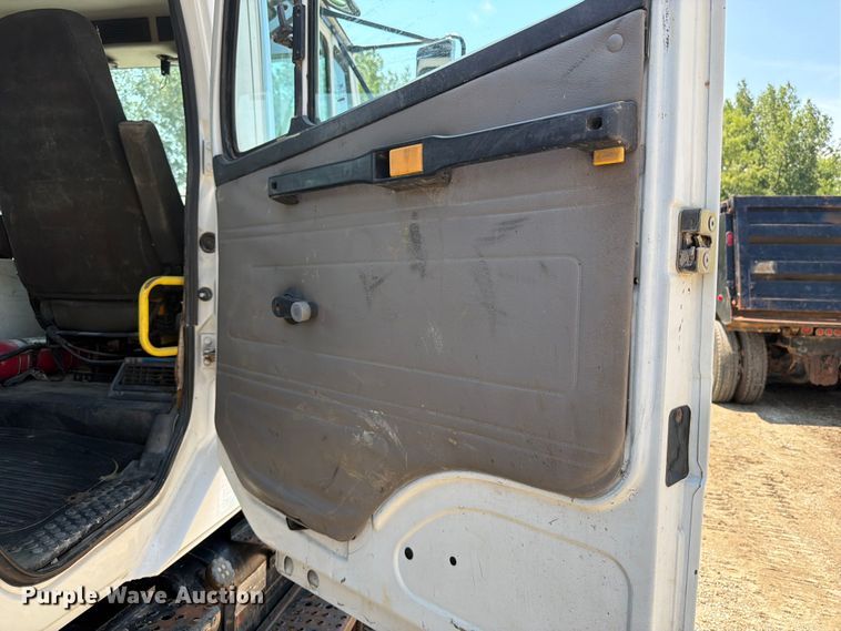 image for item OE9635 2003 Freightliner FL80 Crew Cab flatbed truck