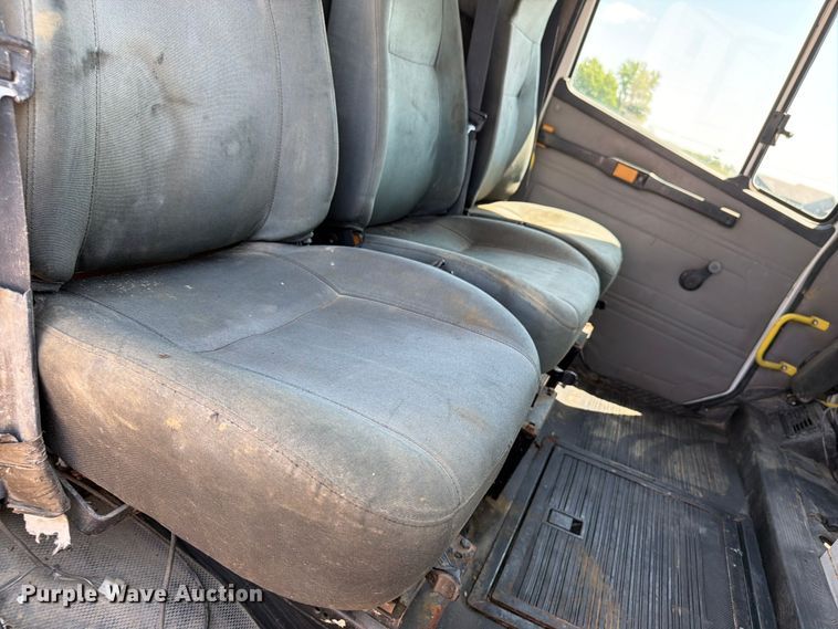 image for item OE9635 2003 Freightliner FL80 Crew Cab flatbed truck