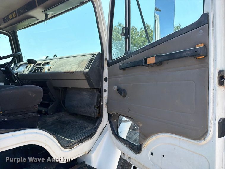 image for item OE9635 2003 Freightliner FL80 Crew Cab flatbed truck