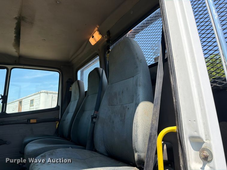 image for item OE9635 2003 Freightliner FL80 Crew Cab flatbed truck