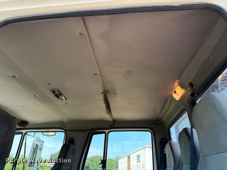 image for item OE9635 2003 Freightliner FL80 Crew Cab flatbed truck