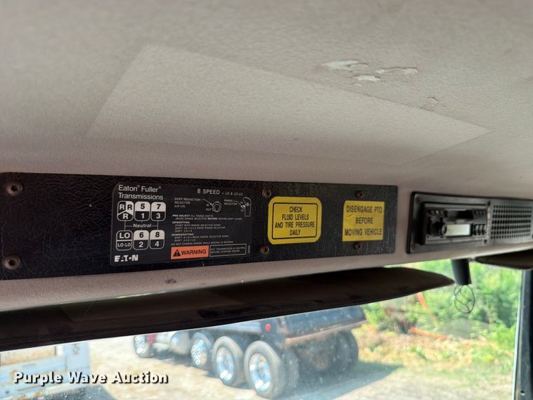 image for item OE9635 2003 Freightliner FL80 Crew Cab flatbed truck
