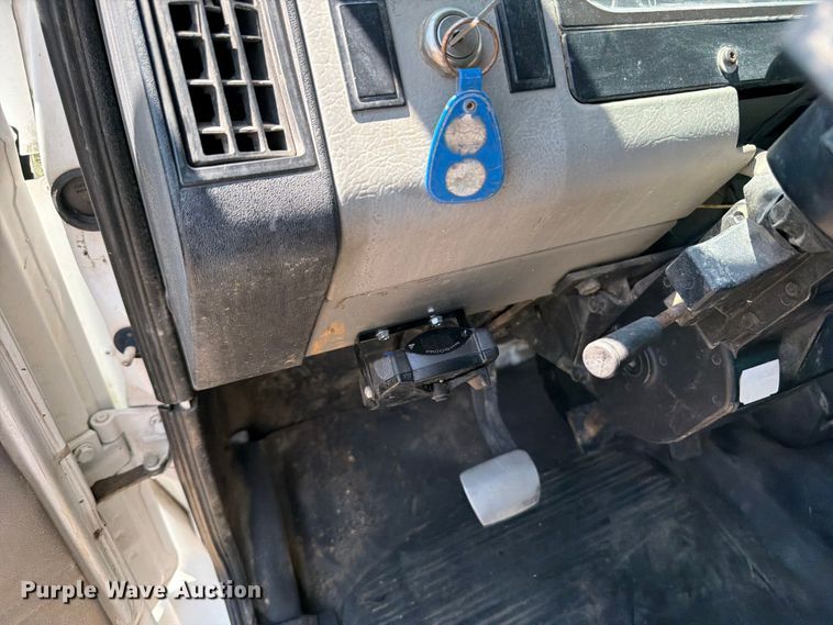 image for item OE9635 2003 Freightliner FL80 Crew Cab flatbed truck
