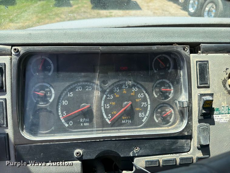 image for item OE9635 2003 Freightliner FL80 Crew Cab flatbed truck