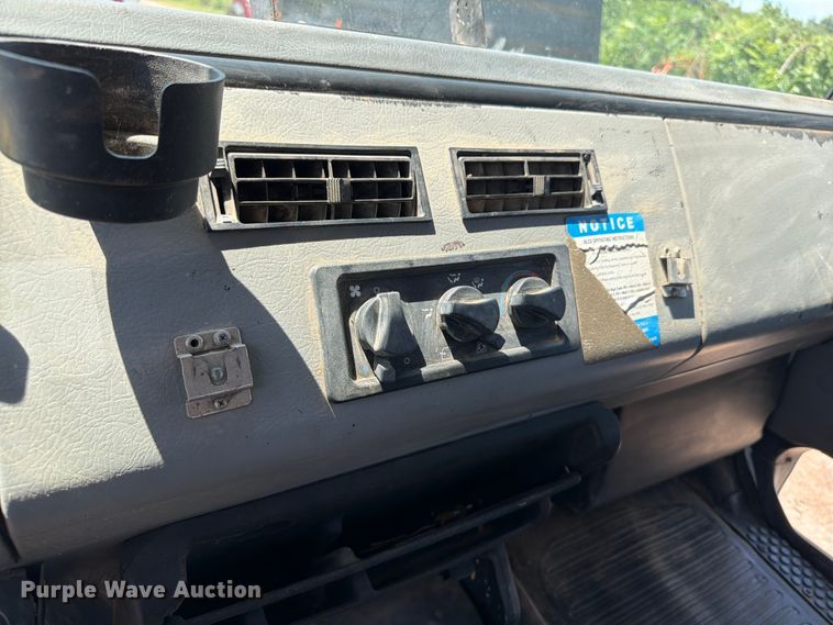 image for item OE9635 2003 Freightliner FL80 Crew Cab flatbed truck