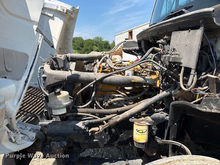 image for item OE9635 2003 Freightliner FL80 Crew Cab flatbed truck