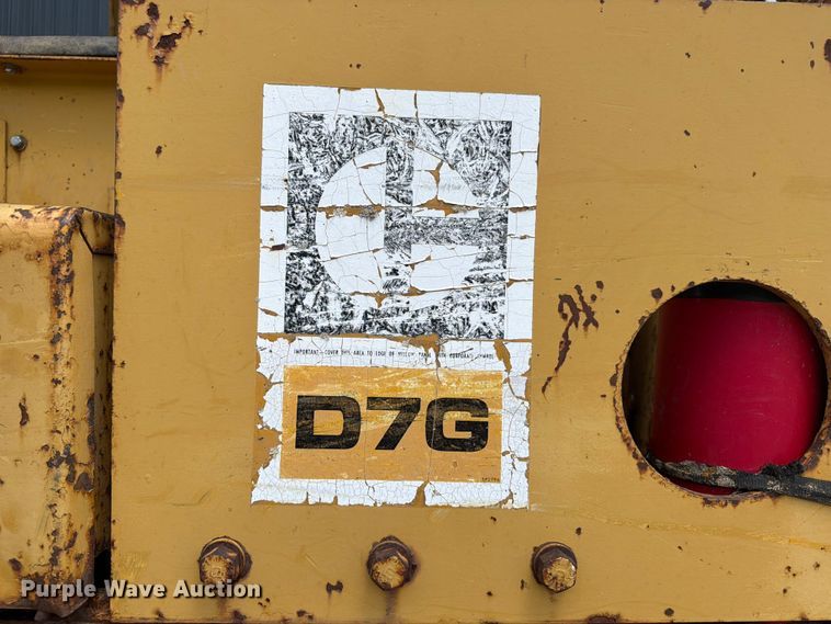 image for item OE9649 1978 Caterpillar D7G dozer