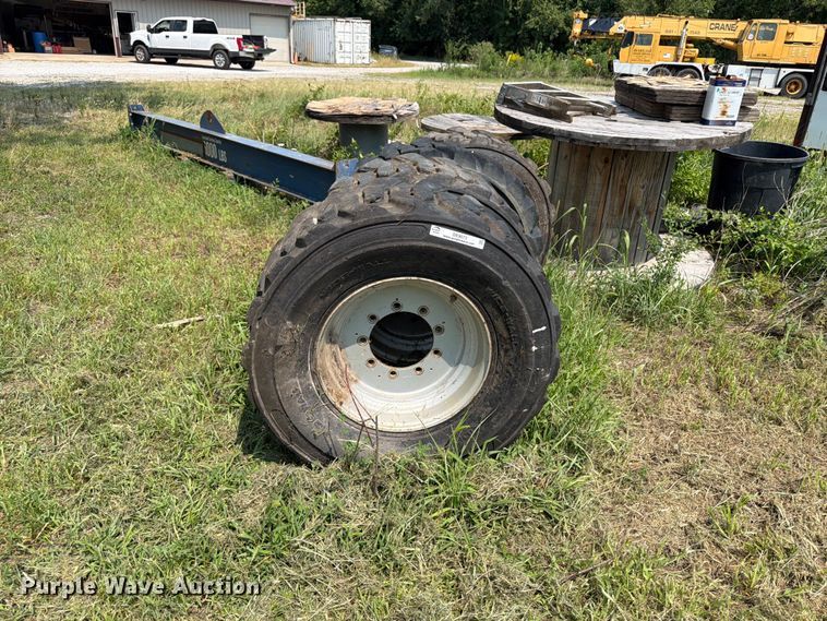Tires and wheels
