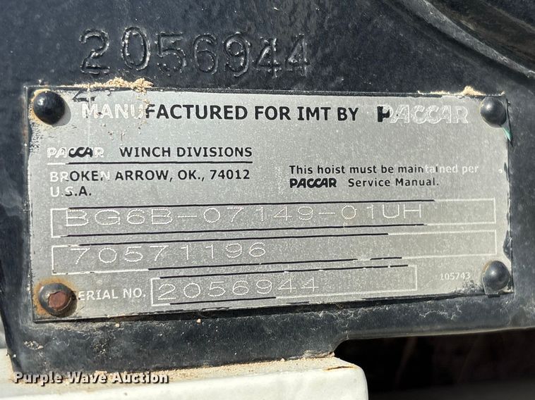 image for item YA2868 2021 Kenworth T370 utility / service truck