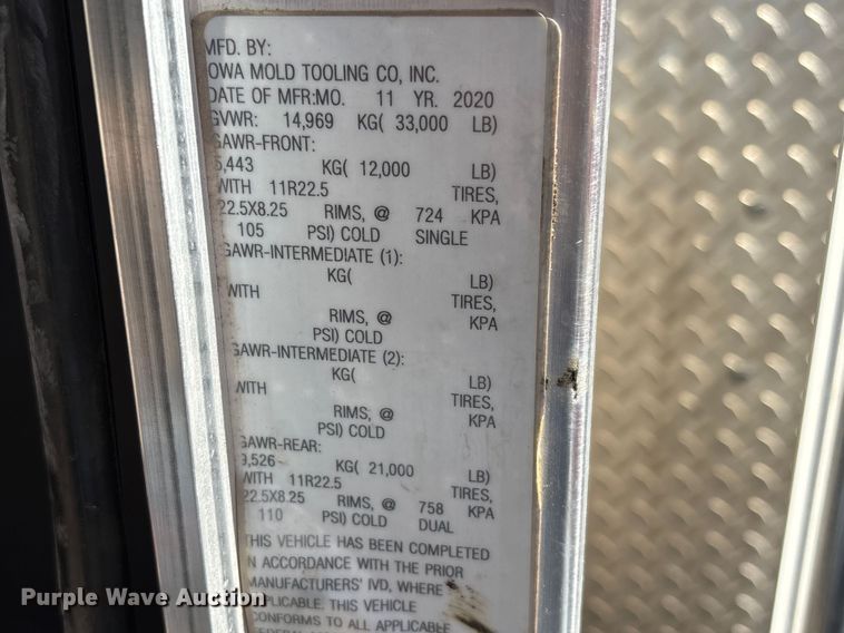 image for item YA2868 2021 Kenworth T370 utility / service truck