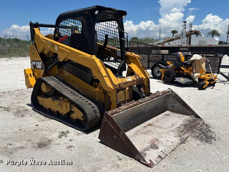 image for item YA3540 Caterpillar 259D tracked skid steer loader