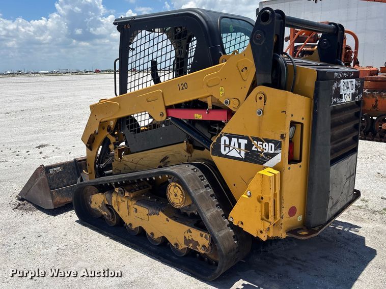 image for item YA3540 Caterpillar 259D tracked skid steer loader