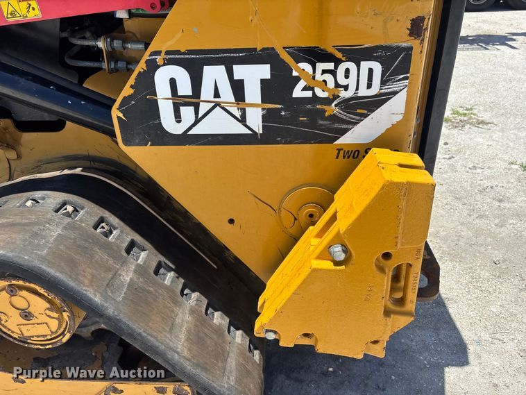 image for item YA3540 Caterpillar 259D tracked skid steer loader