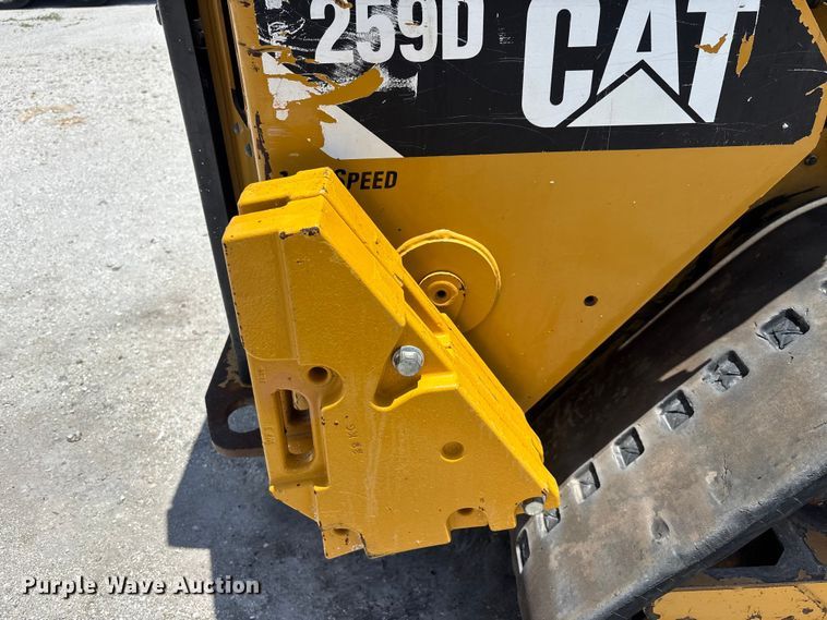 image for item YA3540 Caterpillar 259D tracked skid steer loader